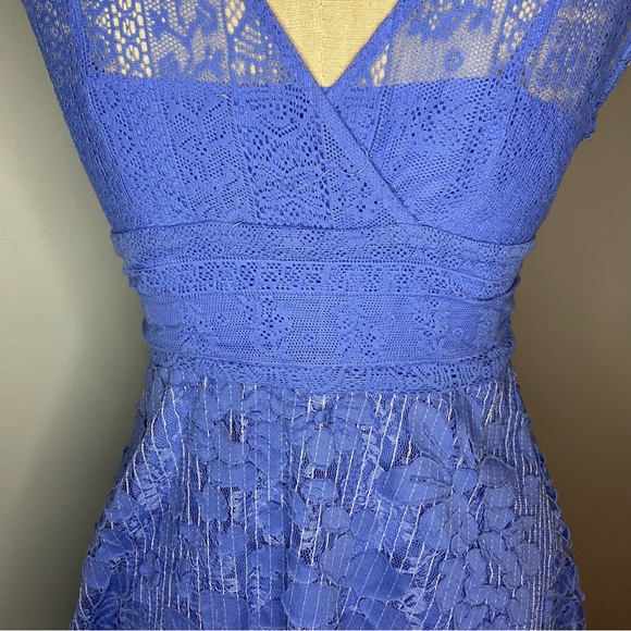 Anthropologie Moulinette Soeurs Liliflora Lace A-Line Cocktail Garden Dress 6 - Picture 4 of 7